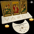 Pikkukuva 1 / 5: 2/4 kpl puinen tarot-korttiteline noitien ennustustyökalujen esittelyteline alttarille N4