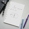 Miniatyrbild 2 av 3: Nya produkter 2025, A5 Prickade Refiller Papper, 6-rings Refill Papper, A5 Refill Papper För Anteckningsböcker (prick)