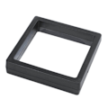 Miniatyrbilde 2 av 5: 3X Firkantede 3D Album Flytende Ramme Holder Myntboks Smykker Display Utstillingsvindu, 9X9cm (med Base)
