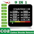 Miniatyrbillede 4 af 5: 9-i-1 Luftkvalitetsmåler Kuldioxid PM2.5 PM1.0 Detektion