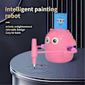 Miniatyrbilde 3 av 4: Interaktiv Pedagogisk Tegnerobot, 100 Tegnekort, Intelligent Tegnerobot, Tidlig Pedagogisk Tegnerobot Rosa