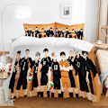 Miniatyrbilde 1 av 2: Haikyuu 3D-printet sengesett dynetrekk dynetrekk putetrekk barnegave farge 4 AU DOUBLE 180x210cm