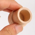 Miniatyrbilde 3 av 5: Moxa-rullholder i tre for moxibustion-pinnebase