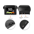 Miniatyrbillede 3 af 5: Digital bil speedometer A202 OBD2 bilcomputer bil display instrument OBD2 head-up display turcomputer