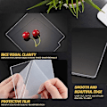 Miniatyrbilde 4 av 5: Akrylplate Klar Støpt for LED Lysbase Bord Skilt DIY Display Prosjekter Håndverk Led Lys for P