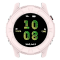 Miniatyrbild 3 av 5: Kompatibel För Garmin Forerunner 255 Mjukt TPU Klockskydd Utskuren Design Anti-Repor Skyddande Ram LightPink
