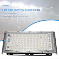 Pikkukuva 3 / 5: 100W LED-katuvalo AC 220V-240V Ulkovalaisin Kohdevalo IP65 Vedenpitävä Seinävalaisin Puutarha R