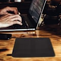 Miniatyrbillede 5 af 5: Sort Slim Firkantet Musemåtte til PC Optisk Laser Mus Trackball Mus