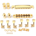 Miniatyrbild 5 av 5: Ett Set Guld Strängsadel Tune-O-Matic Stall & Stränghållare För Gb Lp Stil Elgitarr