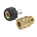 Miniatyrbillede 1 af 5: M22 Daglig Højtryksrenser Adapter Kit 14mm Drejeled til M22 Metrisk Fitting