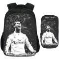 Miniatyrbild 1 av 5: 16\" Fotbollsstjärna Messi Ronaldo Skolväska multi 16 Inches