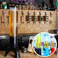 Miniatyrbild 3 av 5: 1,5L Öldispenser Torn Lätt Att Rengöra Integrerad Kran med Isrör Klar Dryckestorn Dispenser