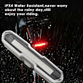 Miniatyrbillede 3 af 5: 3X Cykel Baglygte Ultralys Cykellygte USB Genopladelig LED Cykel Baglygte 5 Lystilstande Hea