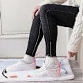 Pikkukuva 5 / 5: 5 kpl Lazy Shoes Helper Slider Helppo Kengänvetimet Muovinen Kenkälusikka, Kannettava Kenkien Nostoapuväline Kahvallinen Kenkälusikka, Sukanvetäjä Kahvallinen Kenkälusikka
