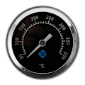 Miniatyrbild 4 av 5: BBQ Termometer Med Självlysande Belysning För Kolgrill Rök Analog Bimetall Huvlock Temperaturmätare 400