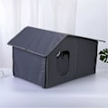 Miniatyrbilde 3 av 5: Sammenleggbart, varmt kattehus for utendørs katter, katteseng, værbestandig kattehule