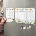 Miniatyrbild 4 av 5: Magnetisk Akryl Veckoplanerare Kalender Memotavla för Kylskåp - Raderbar Skrift