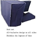 Miniatyrbillede 2 af 4: 3 Dele Computer Støvbeskyttelse Skærm + Tastatur + Computer Host PC Støvtæt Computer Covers Case Computer Støvbeskyttelse Til Stationær PC CPU Tower Beskyttelse