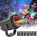 Miniatyrbillede 1 af 5: 24 Mønstre Udendørs Juleprojektor 8w Led Laser Projektionslys EU PLUG
