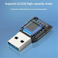 Miniatyrbilde 2 av 3: Minnekortleseradapter USB 3.0 Høyhastighets Flash-minnekortadapter for TF PC Datamaskin Laptop
