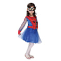 Pikkukuva 3 / 4: Tyttöjen Spider Girl -asu, naamiaisasu, Hämähäkkimies-teemapuku, pitkähihainen - pinkki tai punainen Blue XL