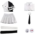 Miniatyrbild 5 av 5: Anime Svart Vit Björn Cosplay Kostym Monokuma Halloween Karneval Party Cosplay Uniform Outfit För Kvinnor XXL