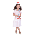 Miniatyrbilde 2 av 5: Simulasjon Lege Sykepleier Arbeid Barn Uniform Kjole Halloween Kostyme Barn Cosplay Leketøysett Fancy Fest Bursdag M 110-120cm