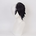 Pikkukuva 4 / 4: Pelit Danganronpa Cosplay Peruukki Musta ja Valkoinen Kaksivärinen Lyhyt