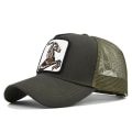 Miniatyrbilde 1 av 3: Hest Dyr Brodert Baseball Caps Mesh Trucker Hatt Green