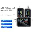Miniatyrbillede 2 af 5: .UK-USB Type-C Digital Strømkapacitetstester Spændingsstrømmåler ^uk| usb+typec