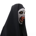 Pikkukuva 3 / 5: Halloween Pelottava Nunna Naamio Kuminaamio Pääpanta Temppu Pelottavat Naamiot Live-esitys Rekvisiitta Puku Kasvonaamiot Päähineellä 16