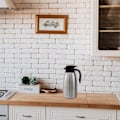 Miniatyrbillede 3 af 5: Sølv 304 Rustfrit Stål 2L Termokande Vakuumisoleret Vandkande Kaffe Te Mælkekande Termokande