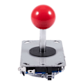 Miniatyrbillede 5 af 5: Rød joystick 8-vejs controller til spil, ny