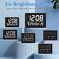 Miniatyrbild 3 av 5: Digital Väckarklocka LED-Tidsvisning, Väckarklockor, Alarminställningar, Justerbar Volym för Sängklocka