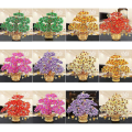 Miniatyrbillede 1 af 2: Penge Træer Feng Shui Rigdom Penge Citrin Gul Bonsai Ædelsten Reiki Akryl A2