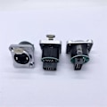 Miniatyrbillede 3 af 5: 10 stk. Ethernet Rj45 Chassis Socket NE8FDP Ethernet Pass Through Connector IP65 Vandtæt B