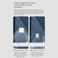 Miniatyrbild 5 av 5: Tuya WiFi Smart Närvarosensor Radardetektor Rörelsesensorer Trådlös Realtidsmänsklig Kropp D