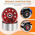 Pikkukuva 5 / 5: RC Crawler 1.9 tuuman Beadlock Vanteet Alumiinivannenapa 1/10 TRX4 TRX6 Axial SCX10 II III Redcat Gen 8 7 D90