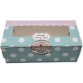 Miniatyrbild 1 av 5: 20 st Kakboxar i papper med hålrum för kakor, muffins, bakverk, presentförpackning
