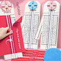 Miniatyrbilde 2 av 5: Papirkutter Håndverk Papirkutter, 4-i-1 Papirkutter 12 tommer Håndverk Papirkutter For Multifunksjon Scrapbooking Verktøy Blå