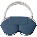 Miniatyrbillede 1 af 5: Kompatibel til Airpods Max Etui med Sleep Mode PU Læder Hovedtelefon Cover Blue