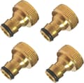 3/4\" Mässingskoppling för Trädgårdsslang till Kran (4-pack)