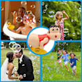 Miniatyrbild 4 av 4: Bubbelmaskin Leksak, Rolig Musik Automatisk Fis Bubbelblåsare - Pojkpinne Blåsare, Bubbelmaskin Lätt att Använda