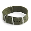 Miniatyrbillede 1 af 3: Urrem Nylon Canvas Dykker G10 Herre Farve: Grøn Bredde: 18mm