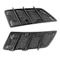 Miniatyrbillede 3 af 5: 2 stk. Bil Front Hjelm Grill Cover Luftstrøm Hjelme til W164 ML / GL 2008-2011