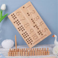 Miniatyrbilde 5 av 5: 1-10 Tallbeskrivelse Pennkontroll Treningsbrett Blind Skrivebrett Tre Telling Klassifisering