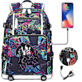 Miniatyrbild 1 av 4: Venom Fashion Tryckt Usb Ungdom Skolväska (3-20) Color-11