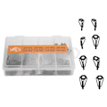Miniatyrbild 3 av 5: 80 st Fiske Spö Topp Reparationssats Rostfritt Stål Keramisk Ring Guide Tips Spö Guide Ersättningsspets