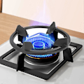 Miniatyrbilde 2 av 5: Støpejern Wok Støttering, Wok Støttestativ for Gasskomfyr for Kjøkken, , , , for Etc