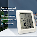 Miniatyrbillede 1 af 4: Digitalt Hygrometer Indendørs Termometer Rumtermometer og Fugtighedsindikator med Fugtigheds- og Temperaturmonitor (67x78x22mm)